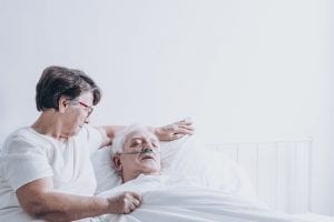 Spouse providing care at home